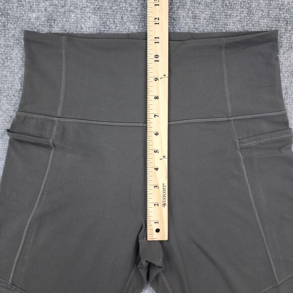 Athleta Leggings Womens Medium Green Arbor Olive Inclination Moto Tight Active - Picture 5 of 16